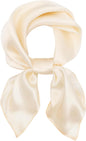 100% Mulberry Silk Scarf-Women's 21''/27''Square Silk Hair Head Scarf Neckerchief with Gift Packaged