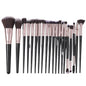 Pack of 20pcs Cosmetic Eye Shadow Sponge Eyeliner Eyebrow Lip Nose Foundation Powder Makeup Brushes Sets (purple)