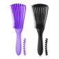 3 Pack Hair Detangler Brush for Afro America/African Textured 3a to 4c Kinky Wavy/Curly/Coily/Wet/Dry/Oil/Thick/Long Hair, Detangling Brush for Natural, Exfoliating Your Scalp for Beautiful