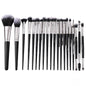 Pack of 20pcs Cosmetic Eye Shadow Sponge Eyeliner Eyebrow Lip Nose Foundation Powder Makeup Brushes Sets (purple)