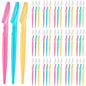 Eyebrow Razor, Face Razors for Women Men Multipurpose Exfoliating Face Shaver Facial Hair Removal Tools Eyebrow Trimmer with Protective Cover 12 Pcs