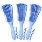 3 Pack Hair Detangler Brush for Afro America/African Textured 3a to 4c Kinky Wavy/Curly/Coily/Wet/Dry/Oil/Thick/Long Hair, Detangling Brush for Natural, Exfoliating Your Scalp for Beautiful
