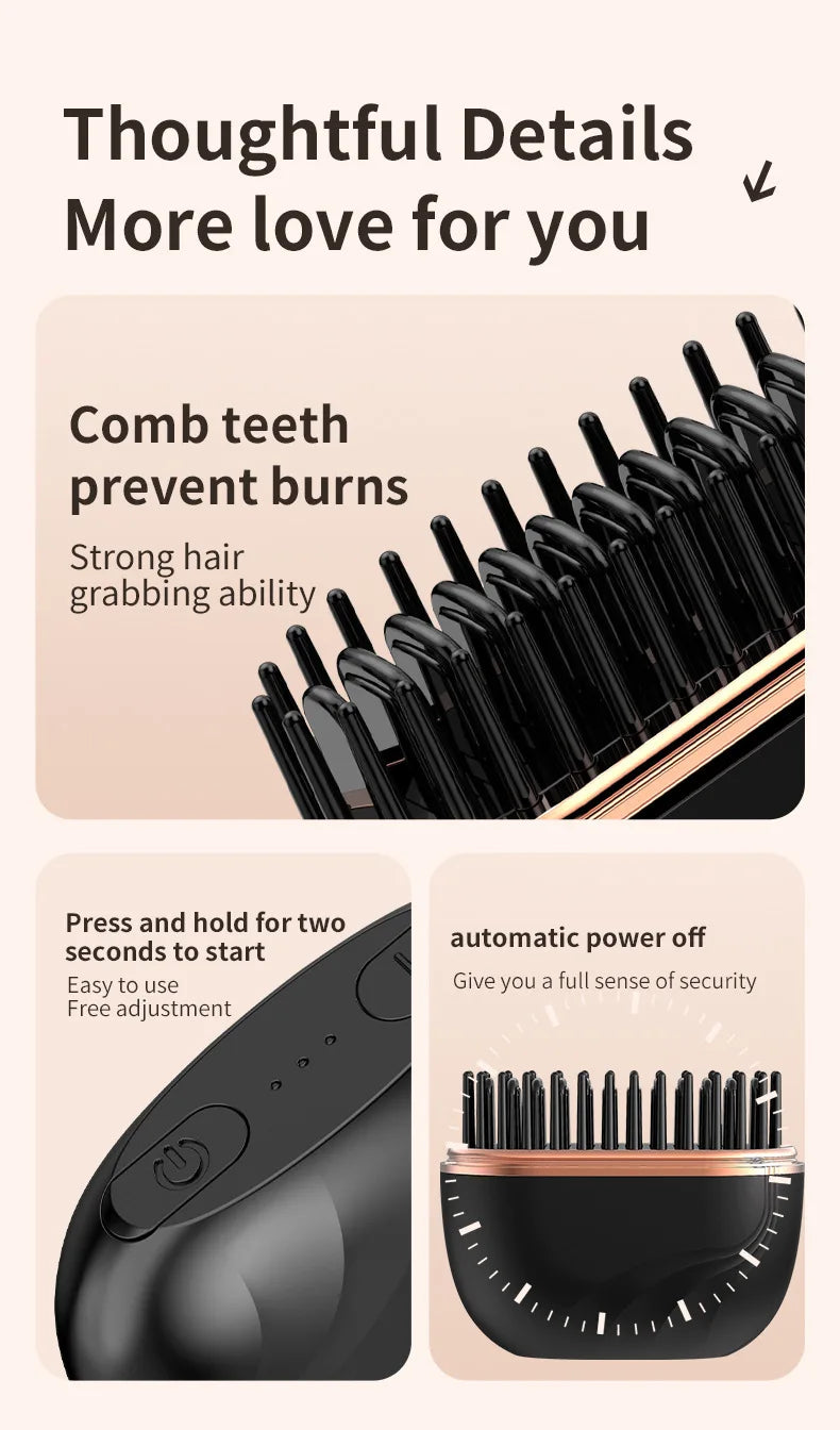 Wireless Hair Straightener.