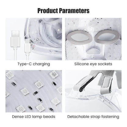 Rechargeable Facial LED Mask